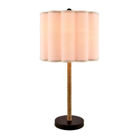   Modern European furniture - Cream Linen Pleated Table Lamp - www.oroa.com | Oroa.com