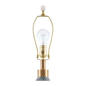   Modern European furniture - Carved Ceramic Linen Table Lamp - www.oroa.com | Oroa.com