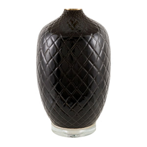   Modern European furniture - Carved Ceramic Linen Table Lamp - www.oroa.com | Oroa.com