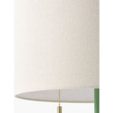 Modern European furniture - Drum Linen Shade Table Lamp - www.oroa.com