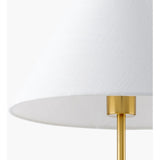 Modern European furniture - White Empire Linen Wall Lamp - www.oroa.com