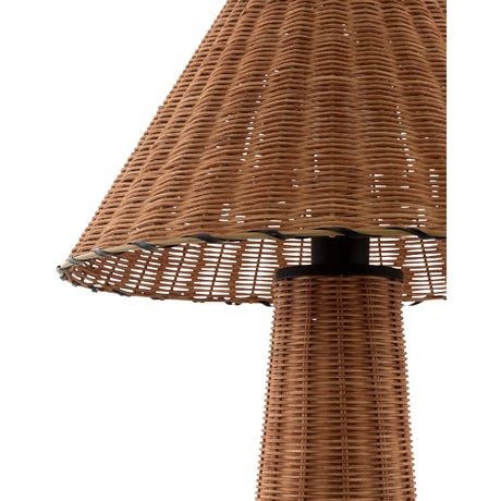 Modern European furniture - Empire Brown Rattan Table Lamp - www.oroa.com