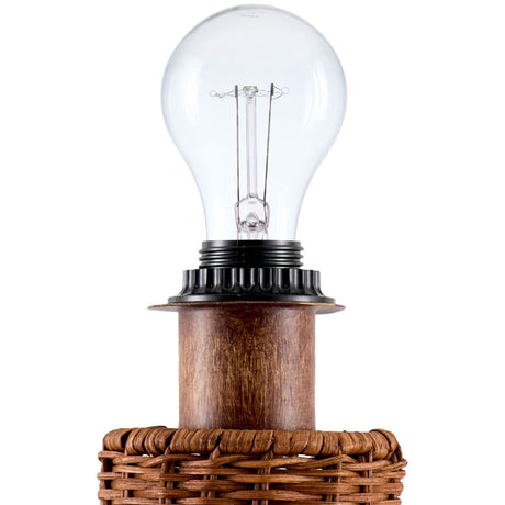 Modern European furniture - Empire Brown Rattan Table Lamp - www.oroa.com