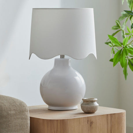 Modern European furniture - Wavy Edge Accent Table Lamp - www.oroa.com