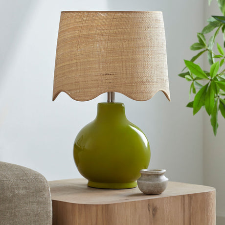 Modern European furniture - Wavy Edge Accent Table Lamp - www.oroa.com