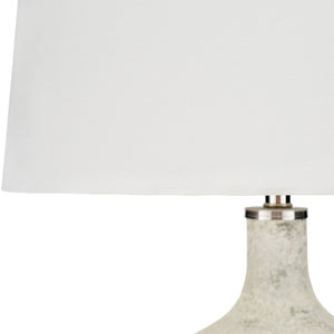   Marbled White Glass Table Lamp | Oroa.com