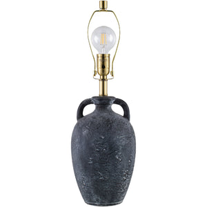   Modern European furniture - Black Ceramic Linen Table Lamp - www.oroa.com | Oroa.com