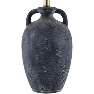   Modern European furniture - Black Ceramic Linen Table Lamp - www.oroa.com | Oroa.com