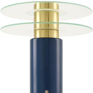   Modern European furniture - Clear Glass Discs Table Lamp - www.oroa.com | Oroa.com