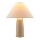 Modern European furniture - Hand-Painted Gray Concrete Table Lamp - www.oroa.com