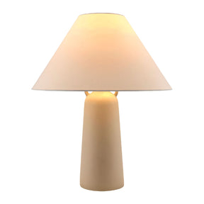 Modern European furniture - Hand-Painted Gray Concrete Table Lamp - www.oroa.com