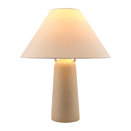   Modern European furniture - Hand-Painted Gray Concrete Table Lamp - www.oroa.com | Oroa.com
