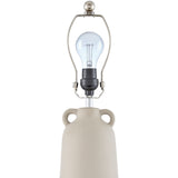 Modern European furniture - Hand-Painted Gray Concrete Table Lamp - www.oroa.com