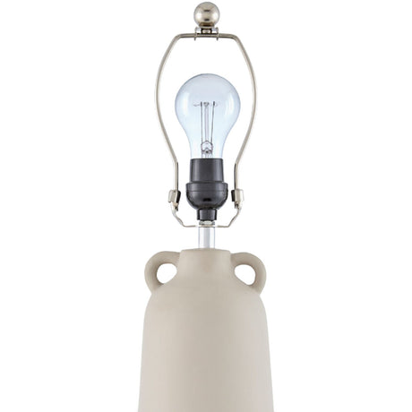 Modern European furniture - Hand-Painted Gray Concrete Table Lamp - www.oroa.com