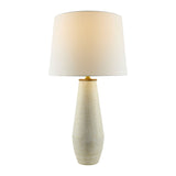 Modern European furniture - White Cotton Accent Table Lamp - www.oroa.com