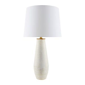   White Cotton Accent Table Lamp | Oroa.com