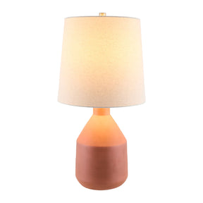 Modern European furniture - Painted Terracotta Ceramic Table Lamp - www.oroa.com