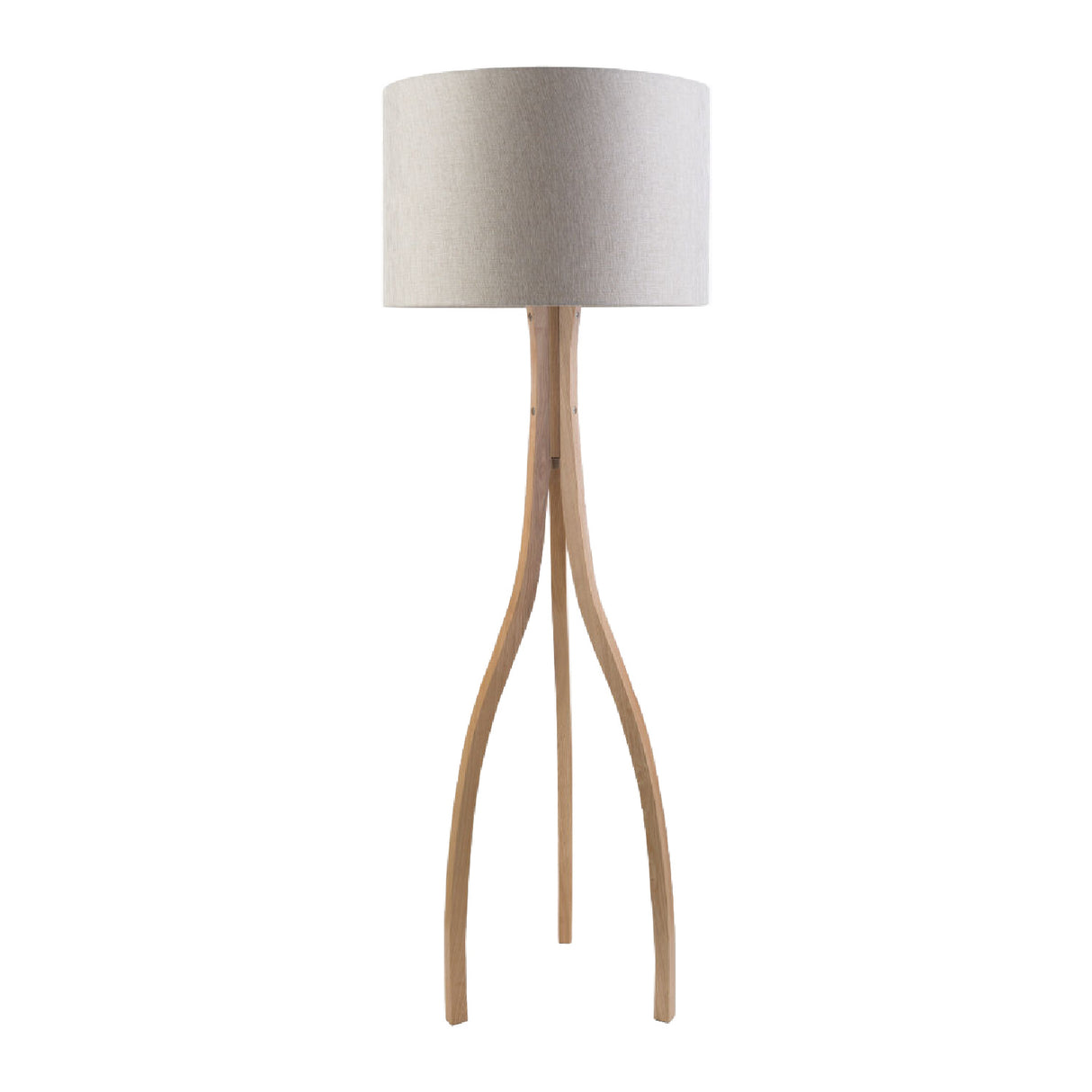   Wood Veneer Tripod Floor Lamp | Oroa.com