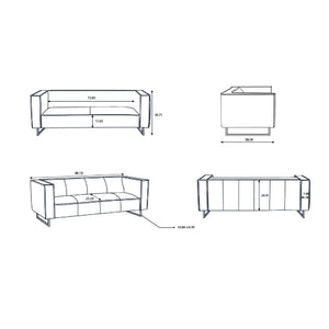   Modern furniture - Modern Upholstered Sofa - www.oroa.com | Oroa.com