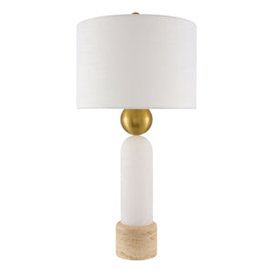   White Stone Modern Table Lamp | Oroa.com