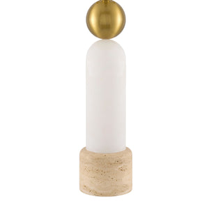   White Stone Modern Table Lamp | Oroa.com
