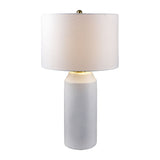 Modern European furniture - Minimalist Ceramic Accent Table Lamp - www.oroa.com