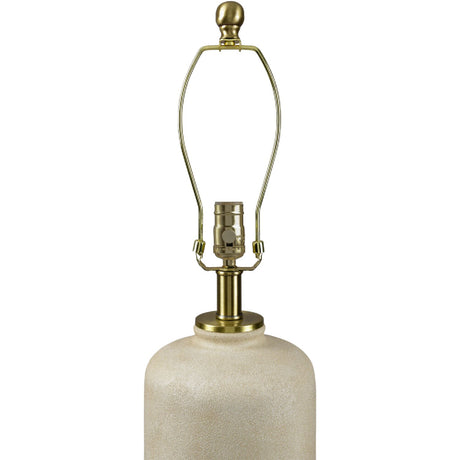 Modern European furniture - Neutral-Toned Ceramic Table Lamp - www.oroa.com