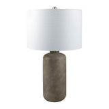 Modern European furniture - Neutral-Toned Ceramic Table Lamp - www.oroa.com