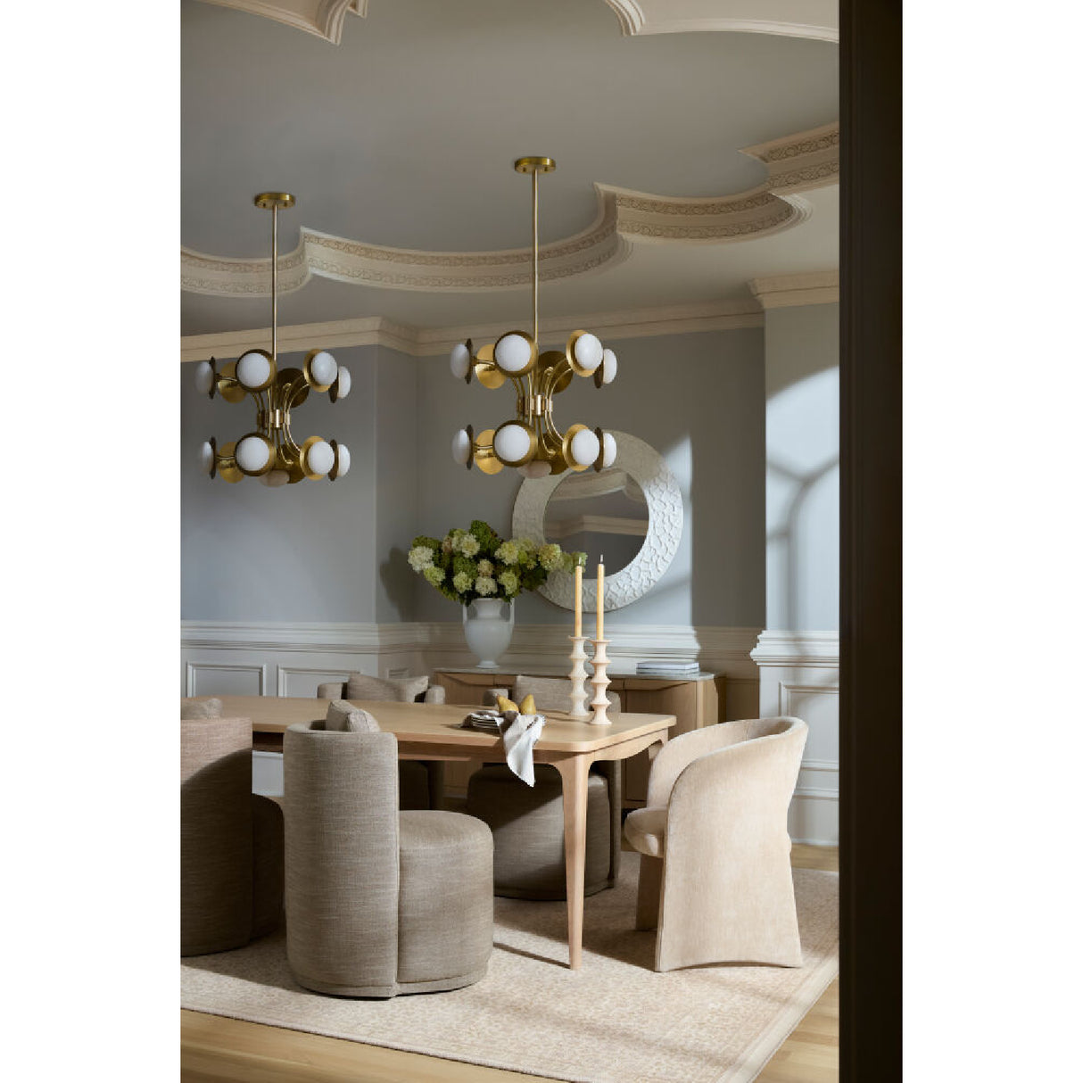   Gold 13-Light Pendant Lamp | Oroa.com