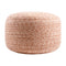Modern furniture - Round Woven Outdoor Pouf - www.oroa.com