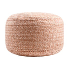 Modern furniture - Round Woven Outdoor Pouf - www.oroa.com