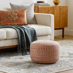   Modern furniture - Round Woven Outdoor Pouf - www.oroa.com | Oroa.com