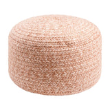 Modern furniture - Round Woven Outdoor Pouf - www.oroa.com
