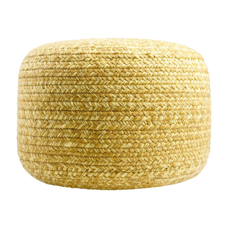 Modern furniture - Round Woven Outdoor Pouf - www.oroa.com