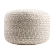 Modern furniture - Round Woven Outdoor Pouf - www.oroa.com