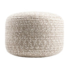 Modern furniture - Round Woven Outdoor Pouf - www.oroa.com