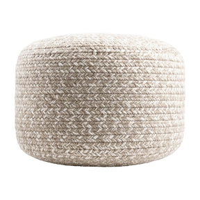Modern furniture - Round Woven Outdoor Pouf - www.oroa.com