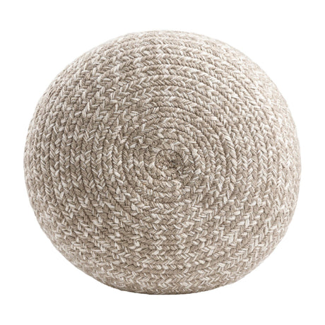 Modern furniture - Round Woven Outdoor Pouf - www.oroa.com