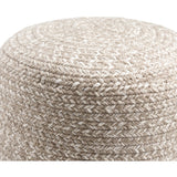 Modern furniture - Round Woven Outdoor Pouf - www.oroa.com