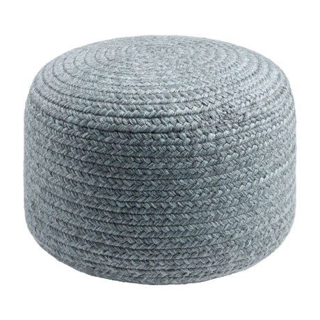 Modern furniture - Round Woven Outdoor Pouf - www.oroa.com