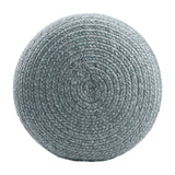 Modern furniture - Round Woven Outdoor Pouf - www.oroa.com