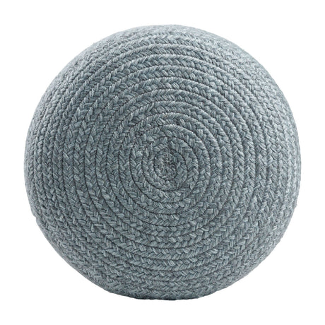 Modern furniture - Round Woven Outdoor Pouf - www.oroa.com