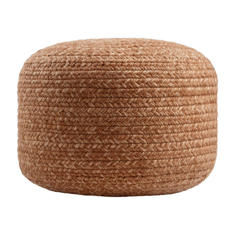Modern furniture - Round Woven Outdoor Pouf - www.oroa.com