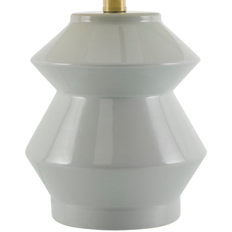 Modern European furniture - Geometrical Ceramic Accent Table Lamp - www.oroa.com