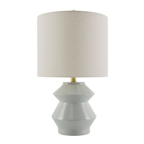 Modern European furniture - Geometrical Ceramic Accent Table Lamp - www.oroa.com
