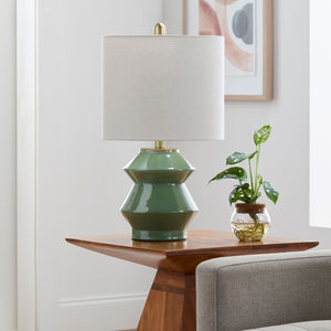  Geometrical Ceramic Accent Table Lamp | Oroa.com