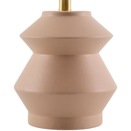 Modern European furniture - Geometrical Ceramic Accent Table Lamp - www.oroa.com