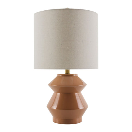 Modern European furniture - Geometrical Ceramic Accent Table Lamp - www.oroa.com