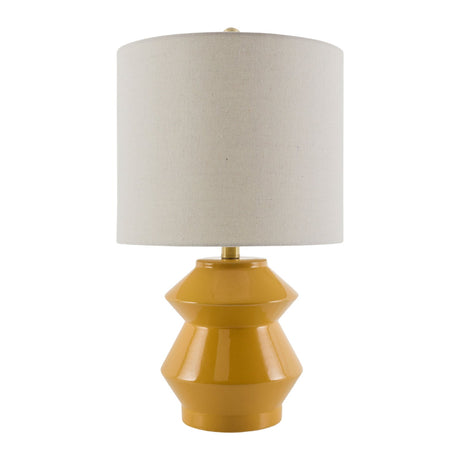 Modern European furniture - Geometrical Ceramic Accent Table Lamp - www.oroa.com