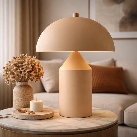 Modern European furniture - Metal Dome Table Lamp - www.oroa.com
